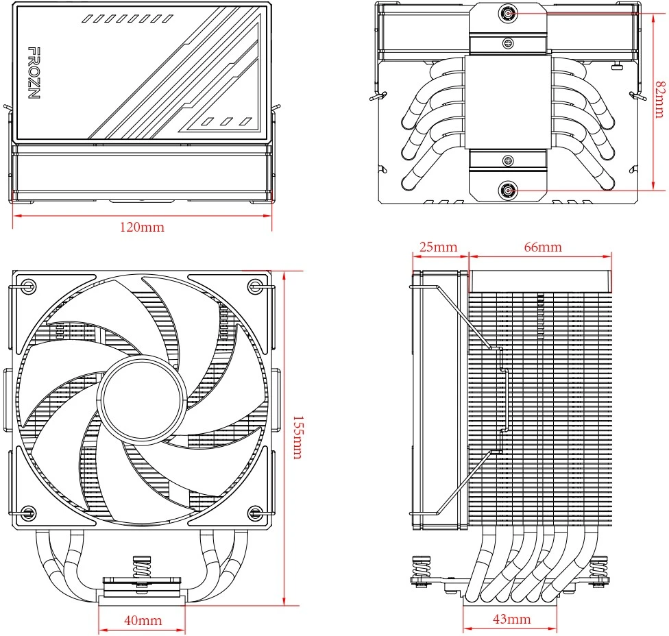  ID-COOLING FROZN A610 Black