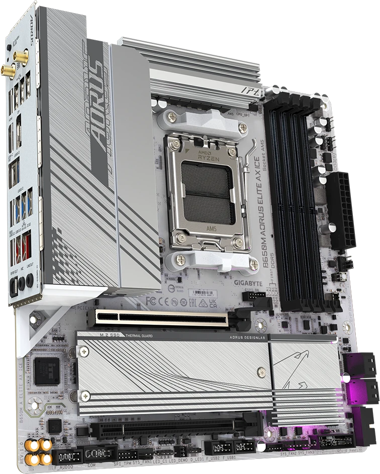   Gigabyte B650M AORUS ELITE AX ICE 1.1