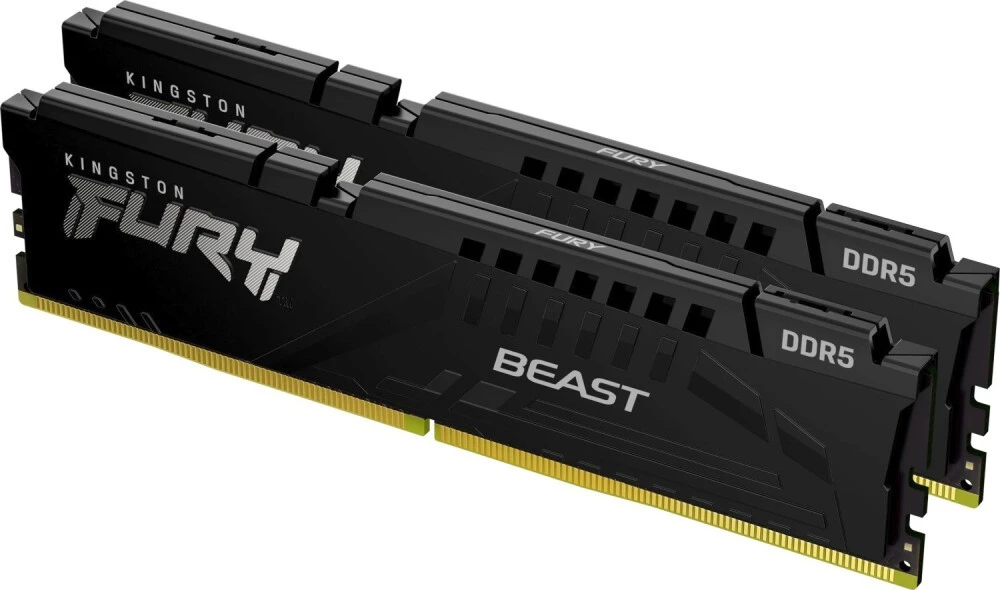����������� ������ 16GB DDR5 Kingston Fury Beast 5600MHz Kit of 2 (KF556C36BBEK2-16)