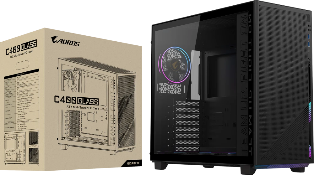  Gigabyte Aorus C400 Glass