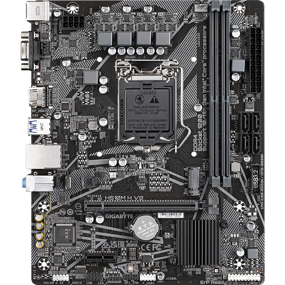   Gigabyte H510M H V2 (rev. 2.0)