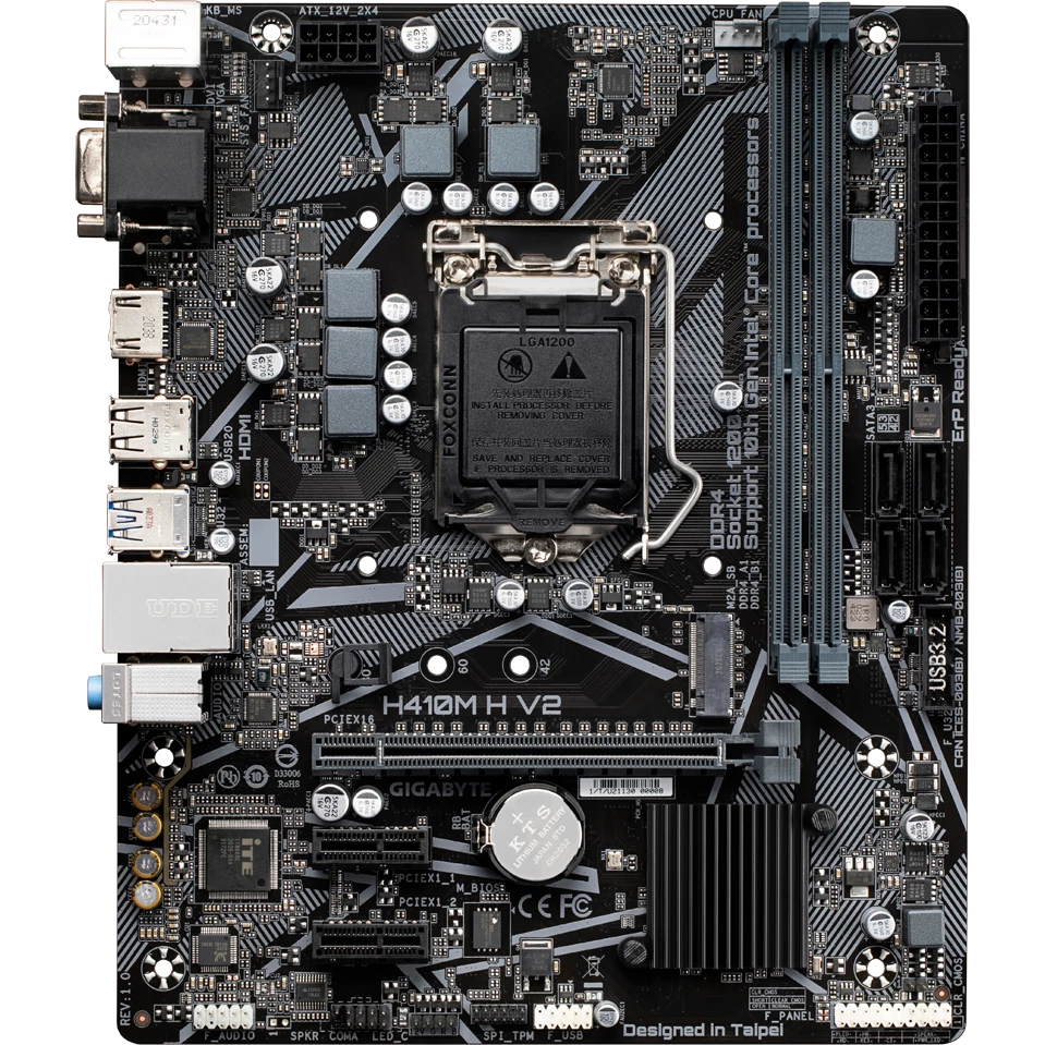   Gigabyte H410M H V2 (rev. 2.1)