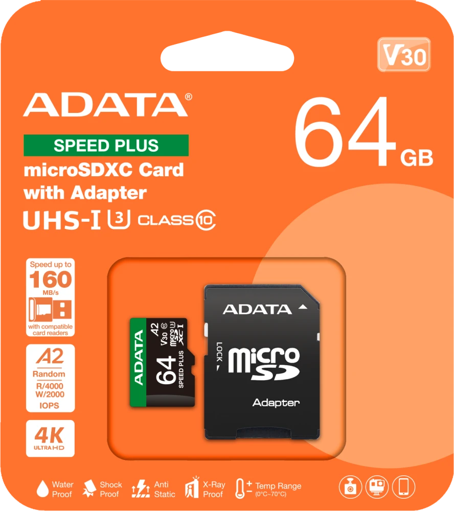 ����� ������ 64GB ADATA Speed Plus (UD64GUI3V30A2SP-RA1)