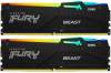 ����������� ������ 16GB DDR5 Kingston Fury Beast Black 6000MHz RGB Kit of 2 (KF560C30BBEAK2-16)