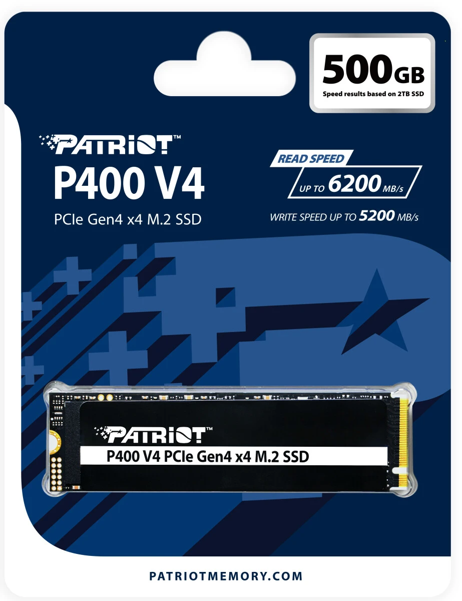 SSD M.2 500Gb Patriot P400 V4