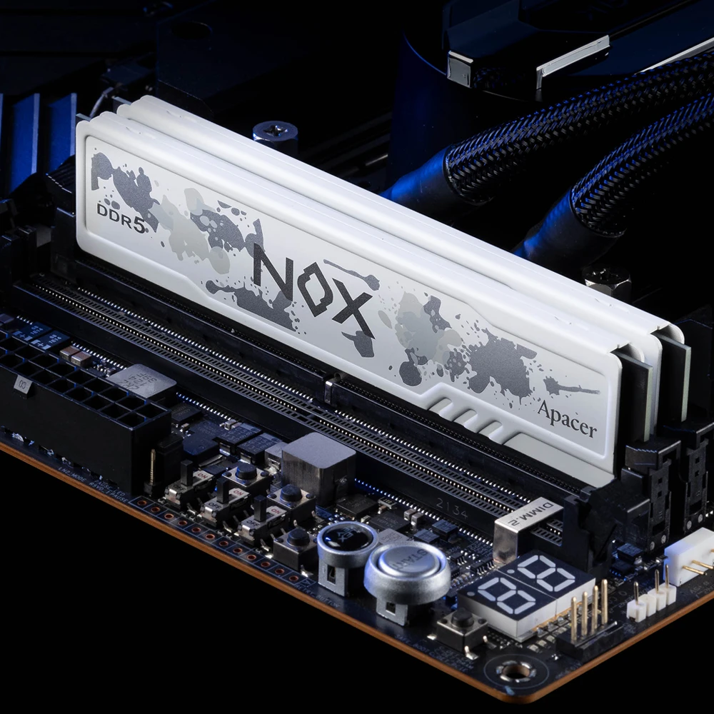   32Gb DDR5 Apacer NOX White 6200MHz Kit of 2