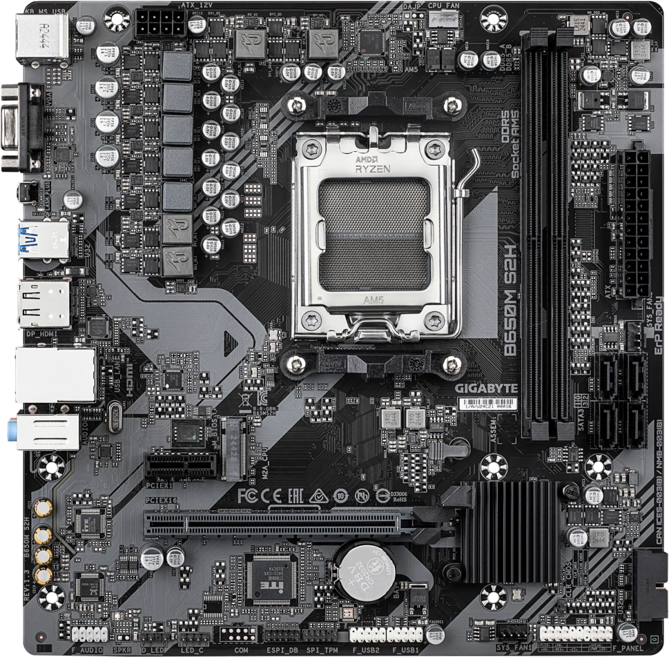   Gigabyte B650M S2H (rev. 1.3)