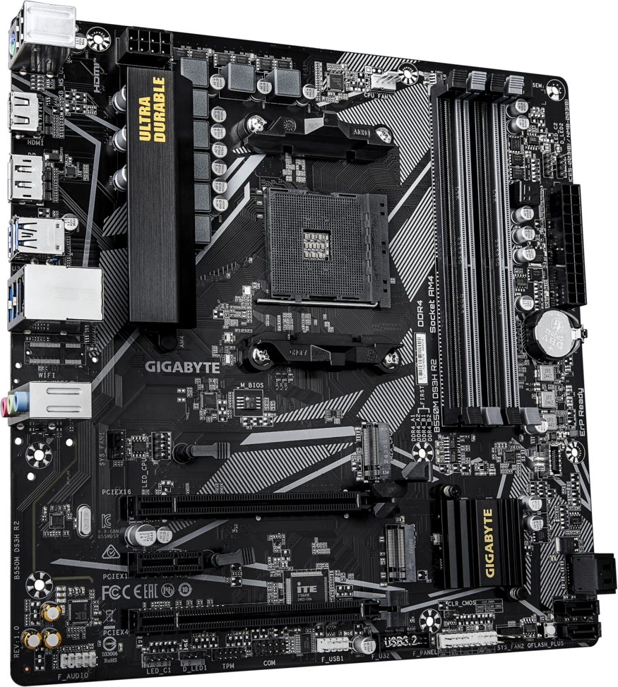  Gigabyte B550M DS3H R2