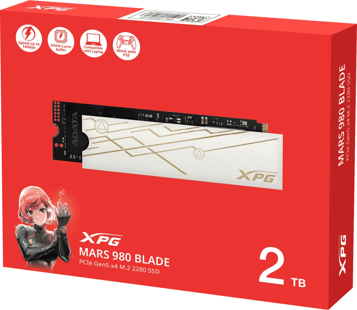 SSD M.2 2TB ADATA XPG MARS 980 Blade (SMAR-980B-2TCS)