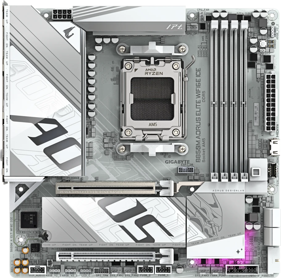   Gigabyte B850M AORUS ELITE WIFI6E ICE (rev. 1.1)