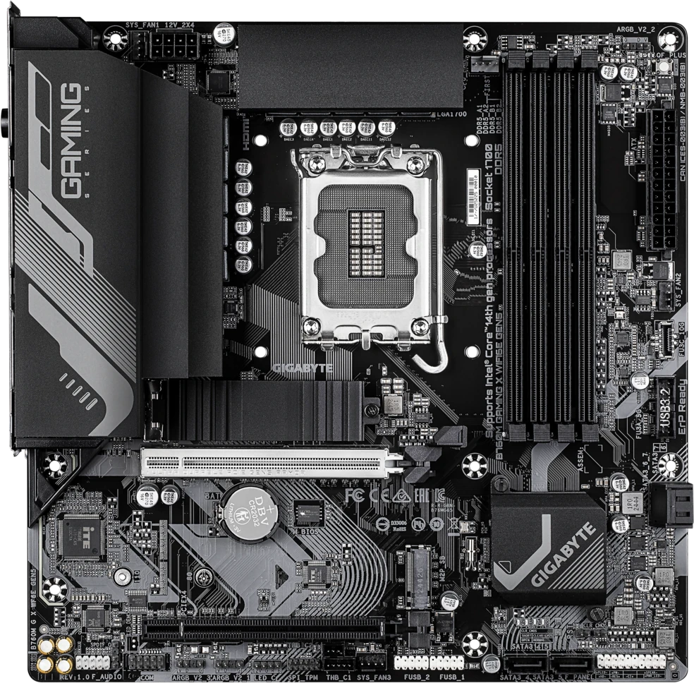   Gigabyte B760M Gaming X WIFI6E GEN5