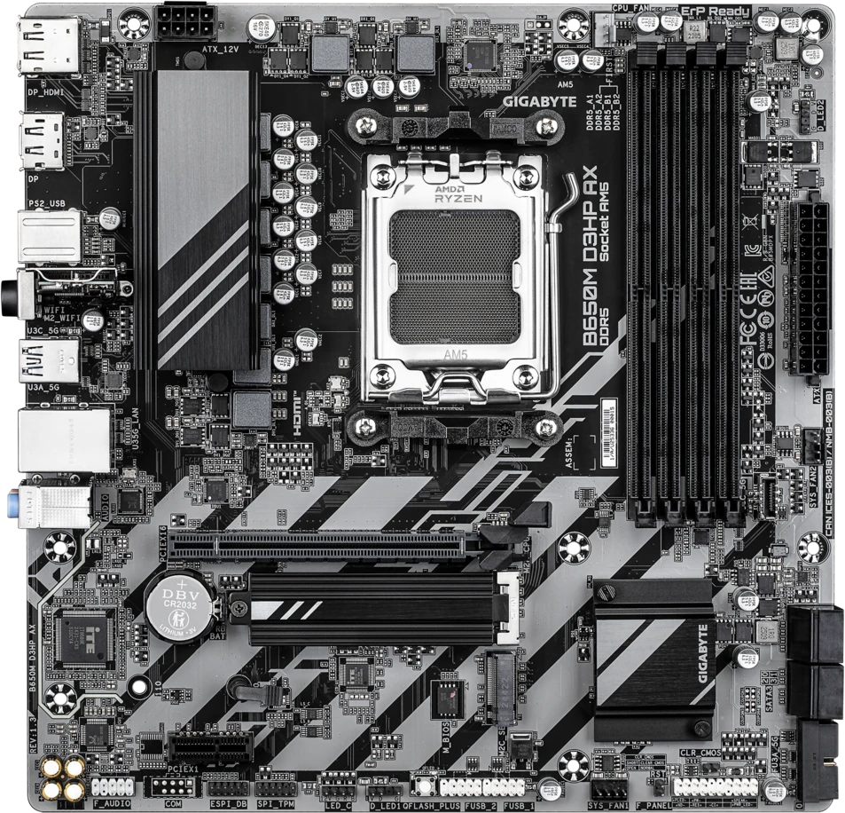   Gigabyte B650M D3HP AX (rev. 1.3)