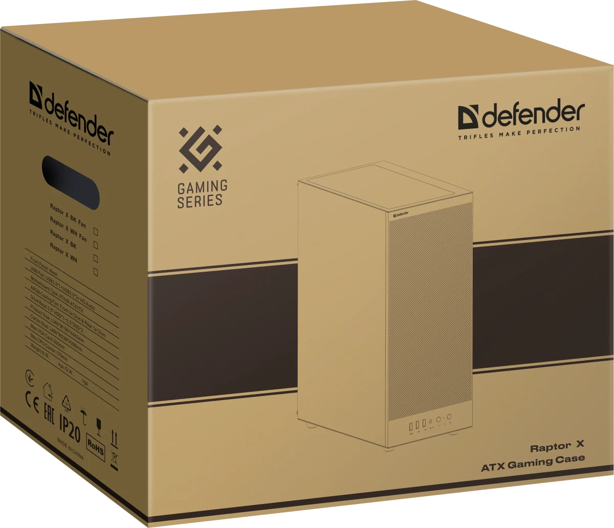 ������ Defender RaptorX White