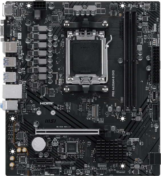 ����������� ����� MSI PRO A620AM-B EVO