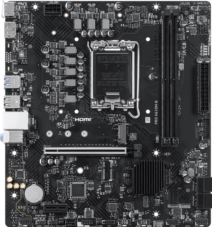 ����������� ����� MSI PRO H610M-B