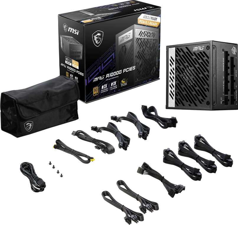 ���� ������� 1000W MSI MPG A1000G PCIE5 (MPG A1000G PCIE5)