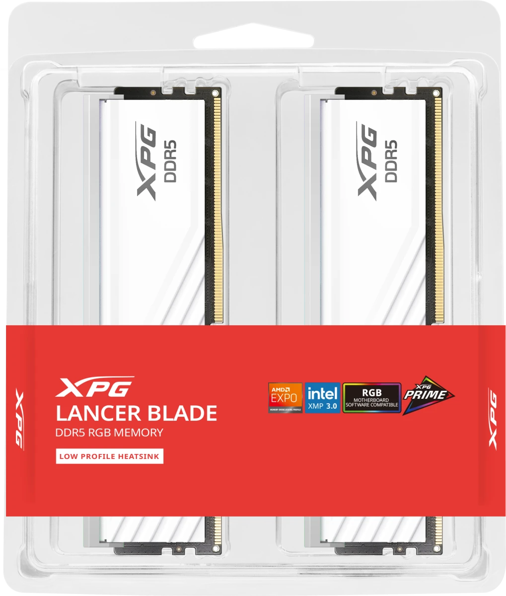 ����������� ������ 32GB DDR5 ADATA XPG Lancer Blade 6000MHz RGB Kit of 2