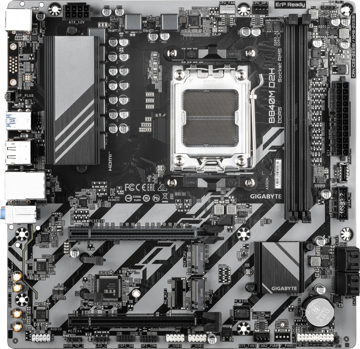 ����������� ����� Gigabyte B840M D2H rev. 1.2