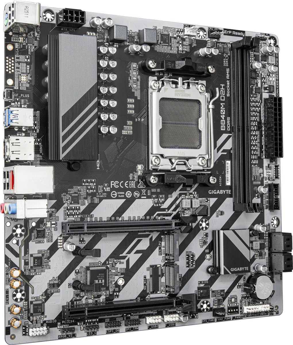 ����������� ����� Gigabyte B840M D2H rev. 1.2