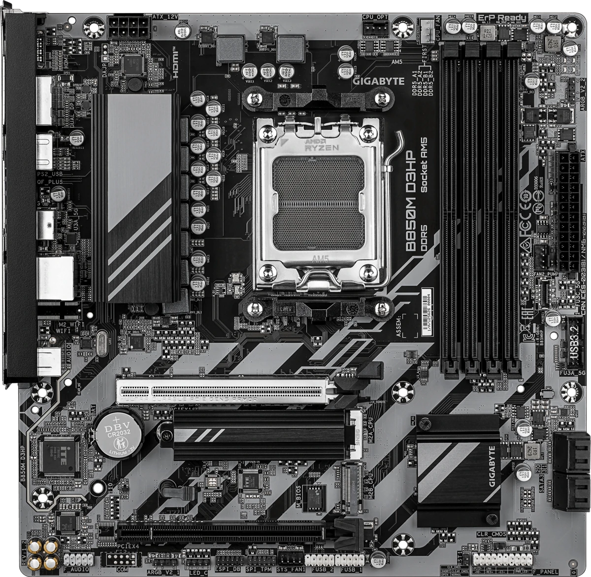 ����������� ����� Gigabyte B850M D3HP rev. 1.2
