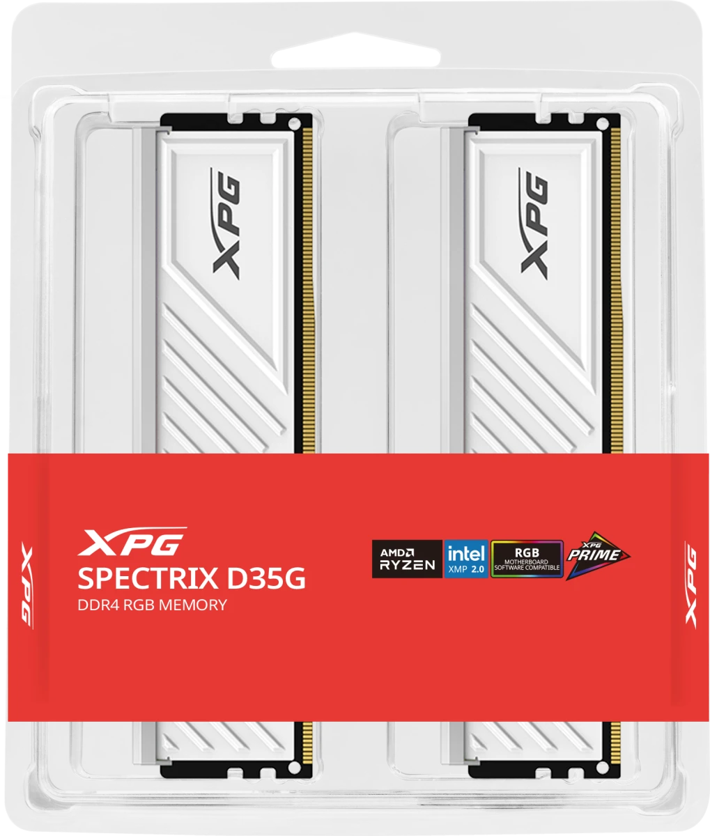 ����������� ������ 16GB DDR4 ADATA XPG SPECTRIX D35G 3200MHz RGB Kit of 2 (AX4U32008G16A-DTWHD35G)