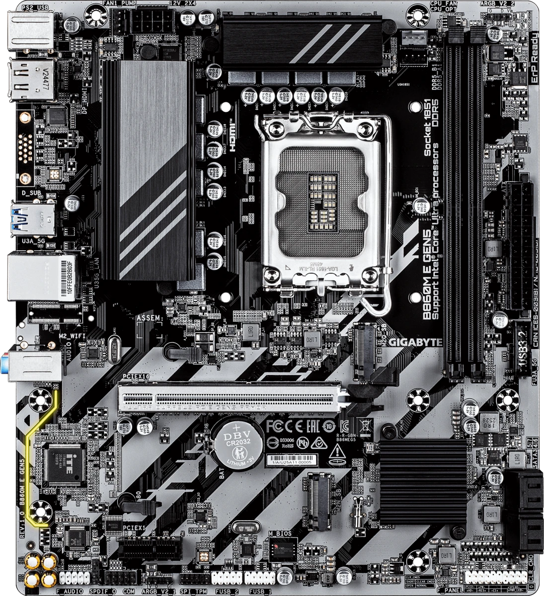 ����������� ����� Gigabyte B860M E GEN5 (B860M E GEN5)