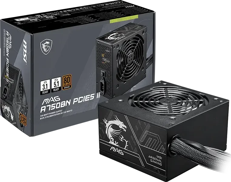 ���� ������� 750W MSI MAG A750BN PCIE5 II (7ZPSX)