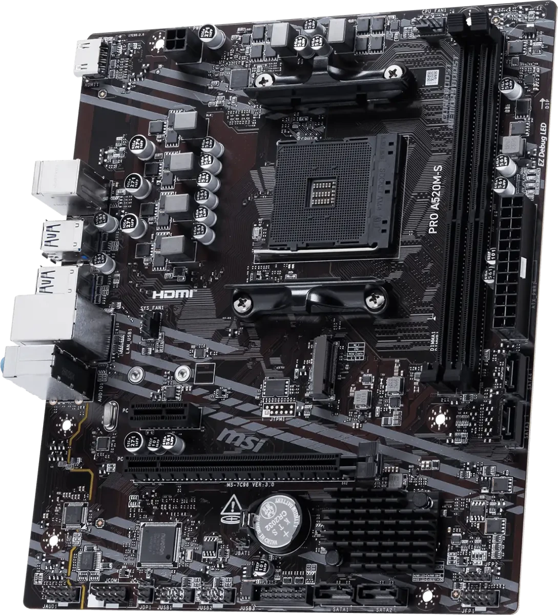 ����������� ����� MSI PRO A520M-S (PRO A520M-S)