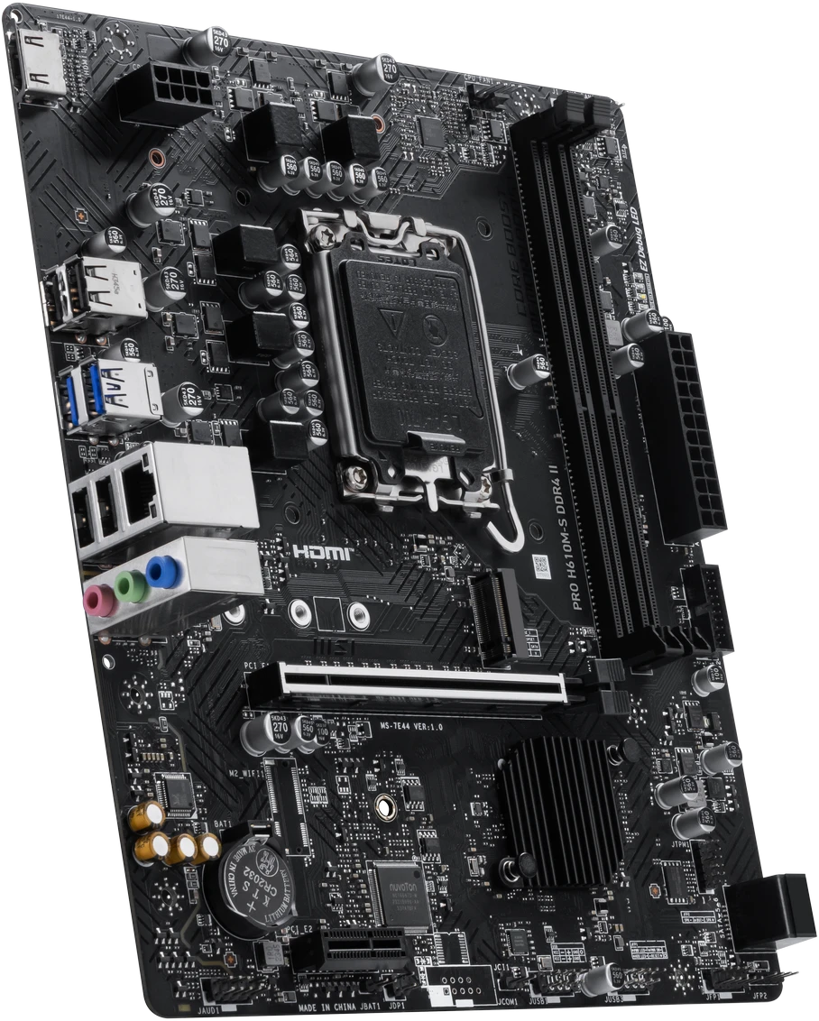 ����������� ����� MSI PRO H610M-S DDR4 II (PRO H610M-S DDR4 II)