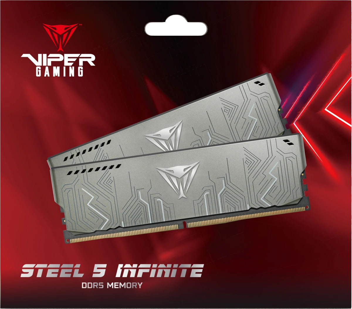 ����������� ������ 32GB DDR5 Patriot Viper Steel 5 Infinite 6000MHz Kit of 2 (VI532G60C36K)