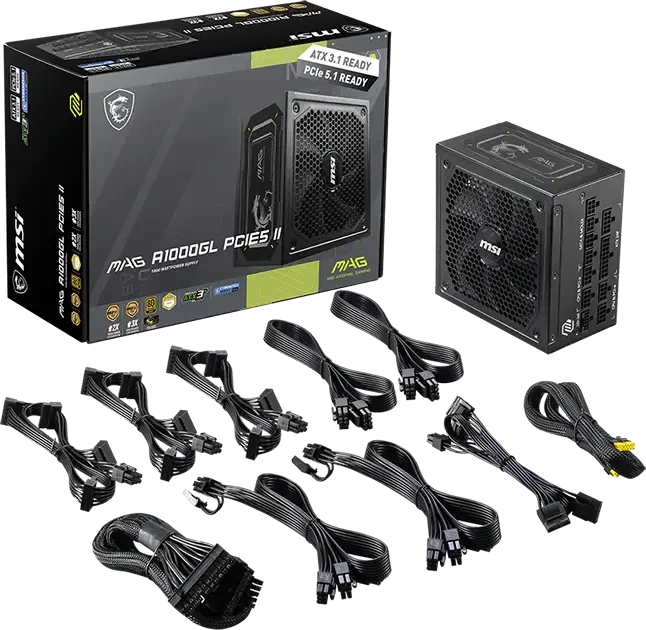 ���� ������� 1000W MSI MAG A1000GL PCIE5 II (MAG A1000GL PCIE5 II)