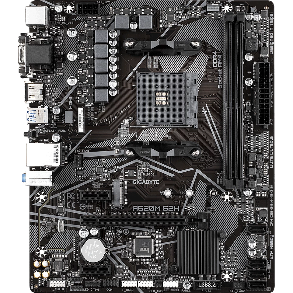   Gigabyte A520M S2H 1.3