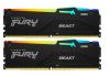   64Gb DDR5 Kingston Fury Beast 5600MHz RGB Kit of 2