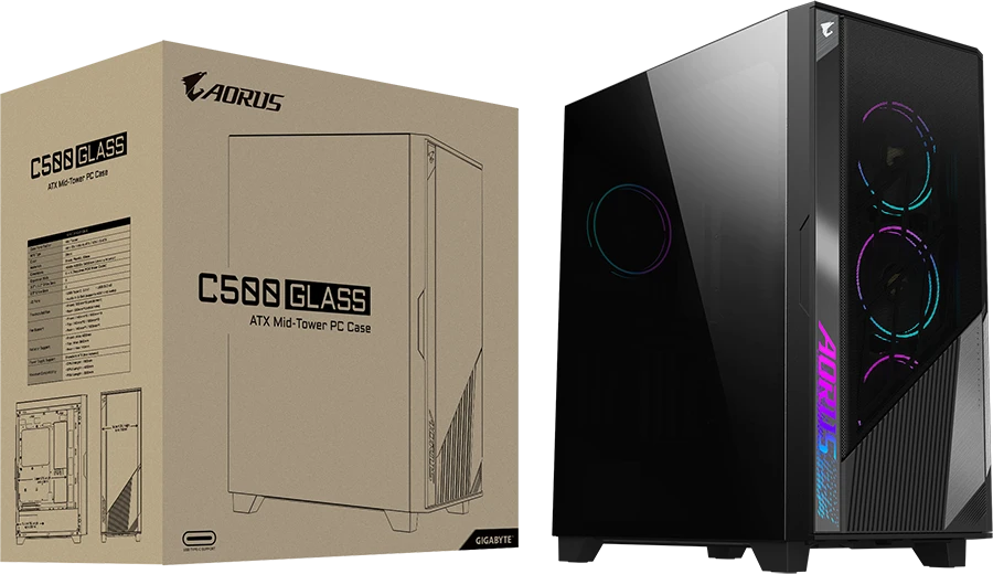  Gigabyte Aorus C500 Glass