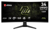 ������� MSI 34" MAG 346CQDF E20 1500R, 21:9, VA, 0,5ms, 300cd, UWQHD 200Hz/FHD 400Hz, HDMI, D (9S6-3DD71M-022)
