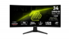 ������� MSI 34" MAG 346CQ 1500R, Black, 21:9, VA, UWQHD, 1ms, 180Hz, 300cd, HDMI, DP (9S6-3DD71M-016)